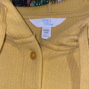 Time and Tru ribbed hoodie, size XXXL